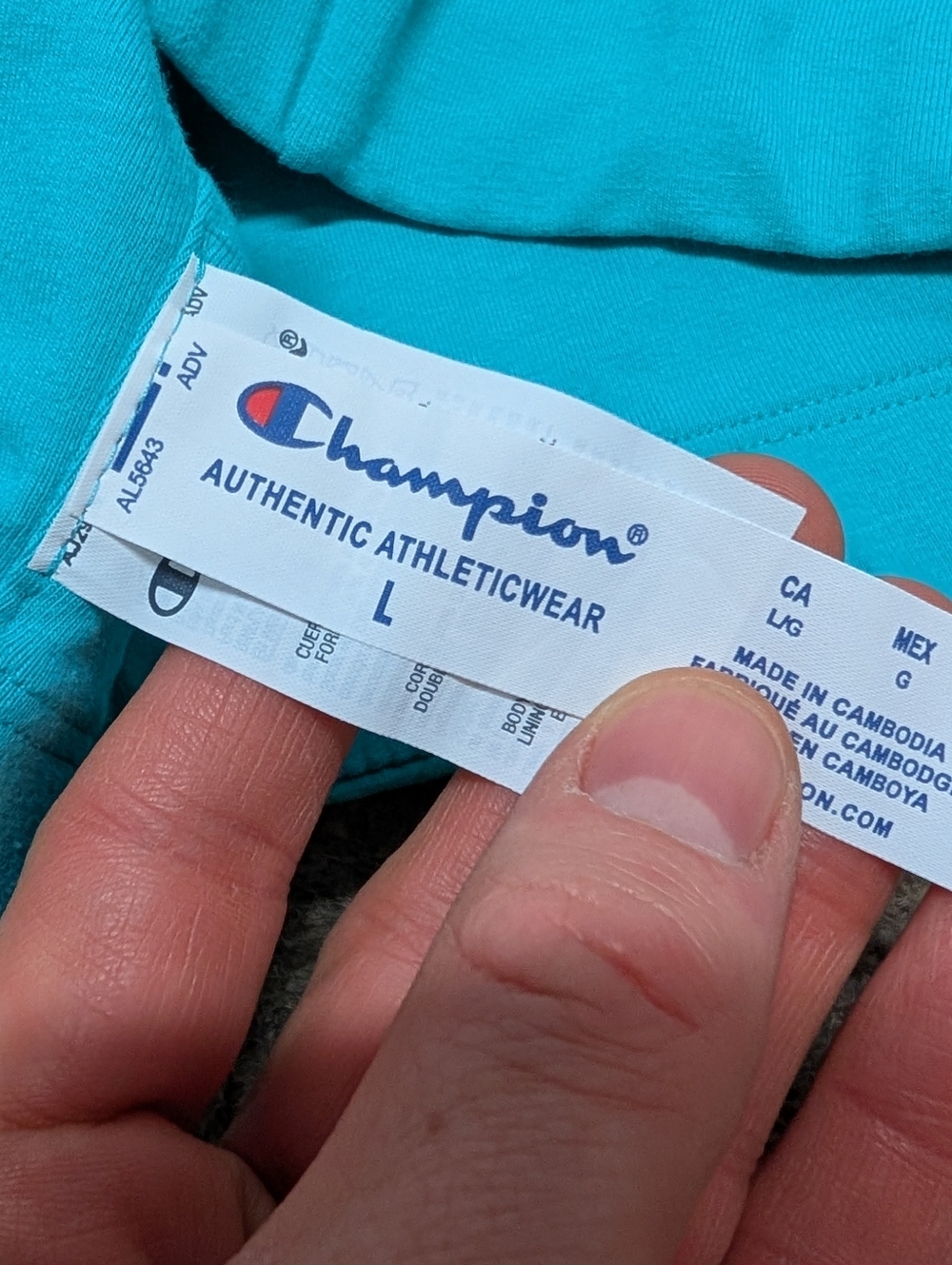 New CHAMPION The Authentic Racerback Sports Bra Multicolor Logo (Large) - Picture 9 of 11
